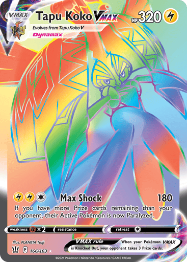 Tapu Koko VMAX — Battle Styles #166
