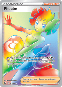 Rainbow Rare Pokémon Cards — Phoebe