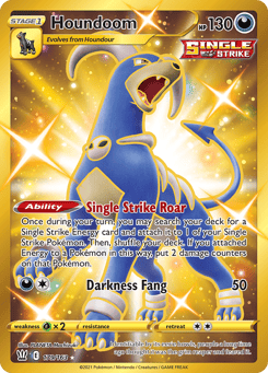 Gold Pokémon Cards — Houndoom