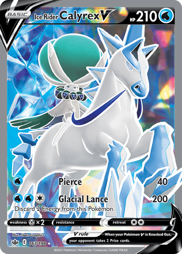 Ice Rider Calyrex V Price – Chilling Reign #164/198