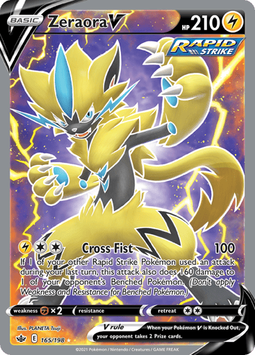 Zeraora V — Chilling Reign #165