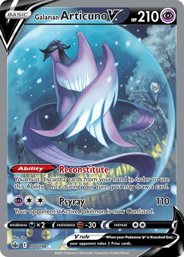 Galarian Articuno V — Chilling Reign #170