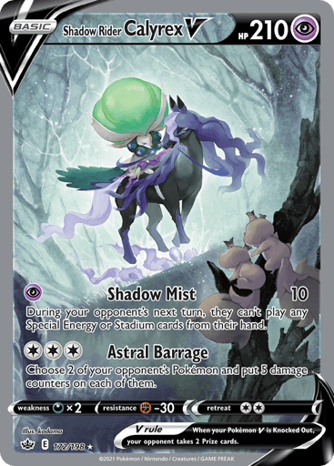 Shadow Rider Calyrex V — Chilling Reign #172
