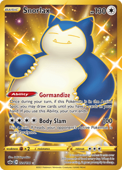 Gold Pokémon Cards — Snorlax