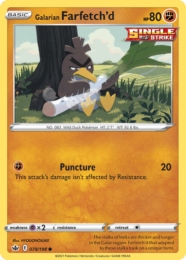 Galarian Farfetch'd — Chilling Reign #78