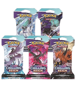 Chilling Reign Sleeved Booster Pack Art Bundle (Set of 5)