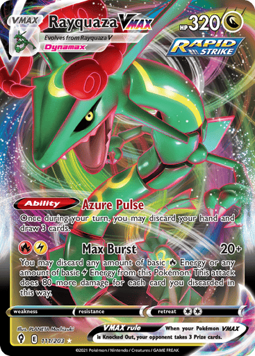 Rayquaza VMAX — Evolving Skies #111