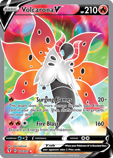 Volcarona V — Evolving Skies #170