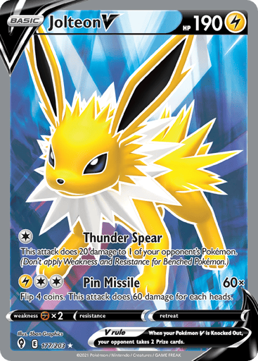Jolteon V — Evolving Skies #177