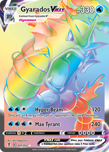 Gyarados VMAX — Evolving Skies #207