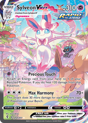 Sylveon VMAX — Evolving Skies #212