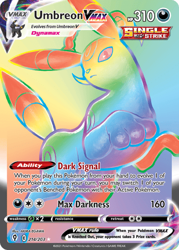 Umbreon VMAX — Evolving Skies #214