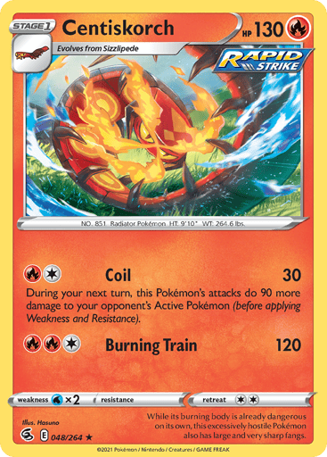 Centiskorch — Fusion Strike #48