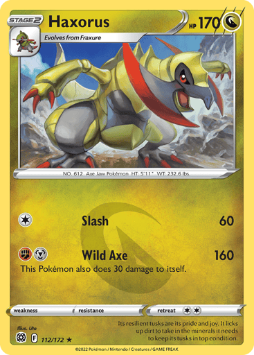 Haxorus — Brilliant Stars #112
