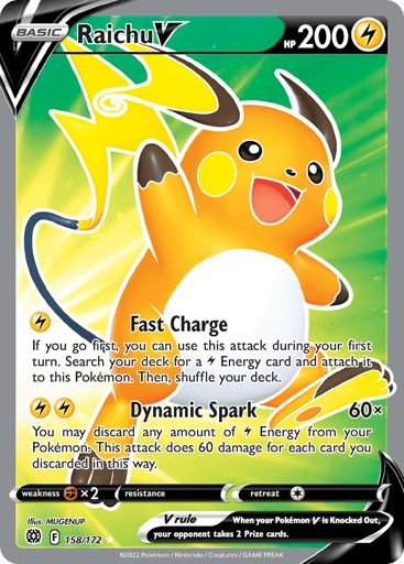Raichu V — Brilliant Stars #158