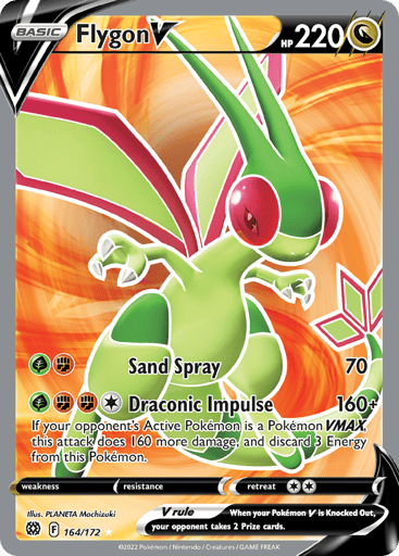 Flygon V — Brilliant Stars #164