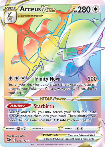 Arceus VSTAR — Brilliant Stars #176