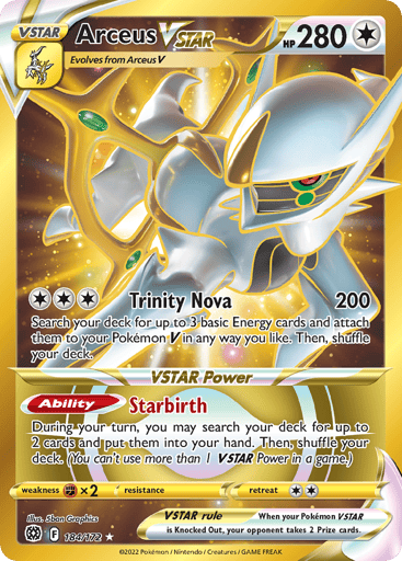 Arceus VSTAR — Brilliant Stars #184
