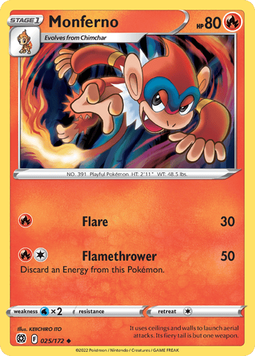 Monferno — Brilliant Stars #25