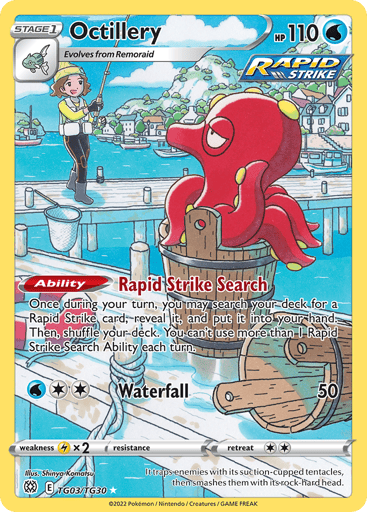 Octillery — Brilliant Stars Trainer Gallery #TG03