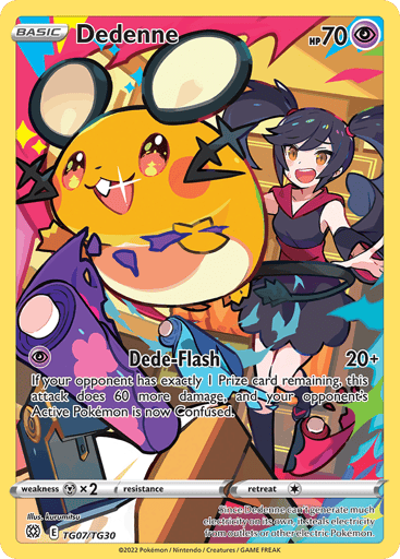 Dedenne — Brilliant Stars Trainer Gallery #TG07