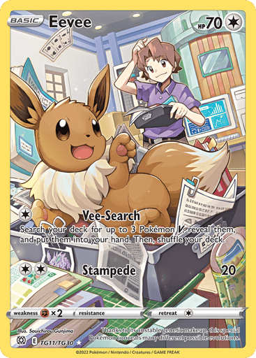 Eevee — Brilliant Stars Trainer Gallery #TG11