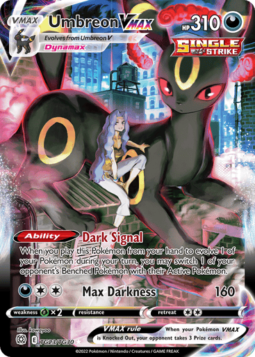 Umbreon VMAX — Brilliant Stars Trainer Gallery #TG23