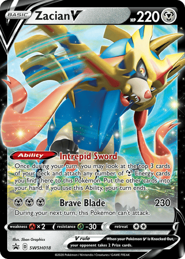 Zacian V — SWSH Black Star Promos #SWSH018