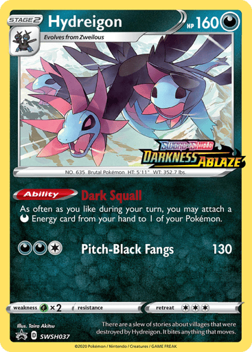 Hydreigon — SWSH Black Star Promos #SWSH037