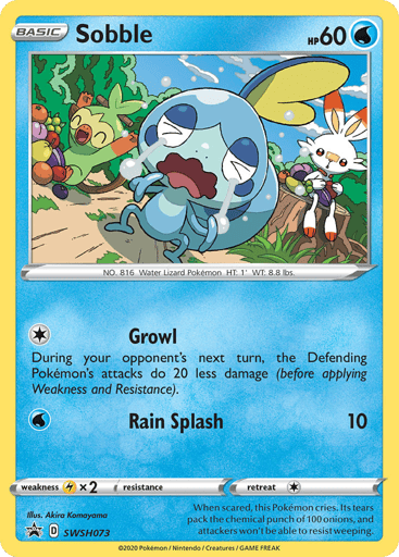 Sobble — SWSH Black Star Promos #SWSH073