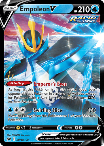 Empoleon V — SWSH Black Star Promos #SWSH108