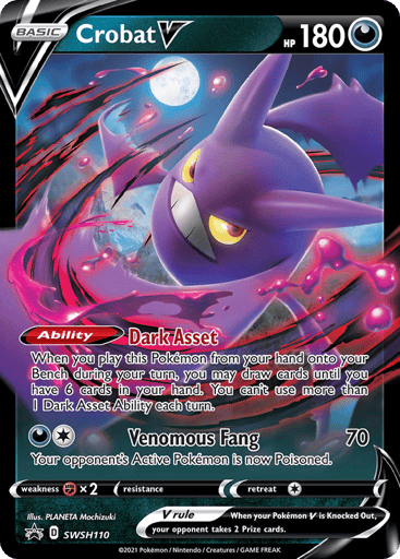 Crobat V — SWSH Black Star Promos #SWSH110