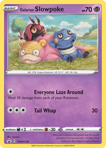 Galarian Slowpoke — SWSH Black Star Promos #SWSH126