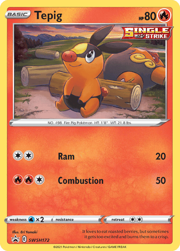 Tepig — SWSH Black Star Promos #SWSH172