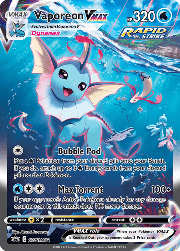Vaporeon VMAX — SWSH Black Star Promos #SWSH182
