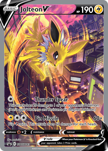 Jolteon V — SWSH Black Star Promos #SWSH183
