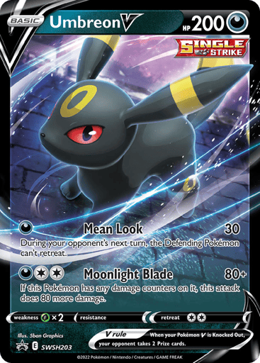 Umbreon V — SWSH Black Star Promos #SWSH203