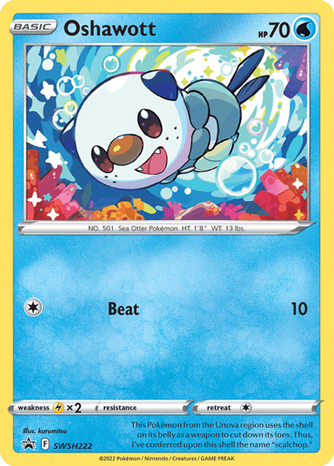 Oshawott — SWSH Black Star Promos #SWSH222