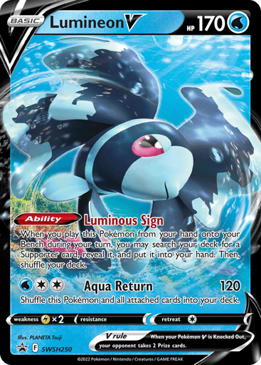 Lumineon V — SWSH Black Star Promos #SWSH250