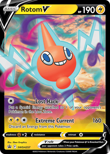 Rotom V — SWSH Black Star Promos #SWSH257