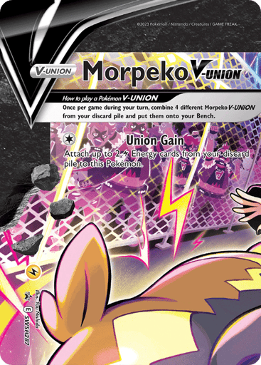 Morpeko V-UNION — SWSH Black Star Promos #SWSH287