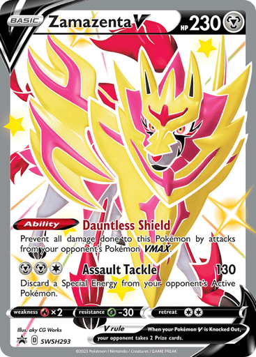 Zamazenta V — SWSH Black Star Promos #SWSH293