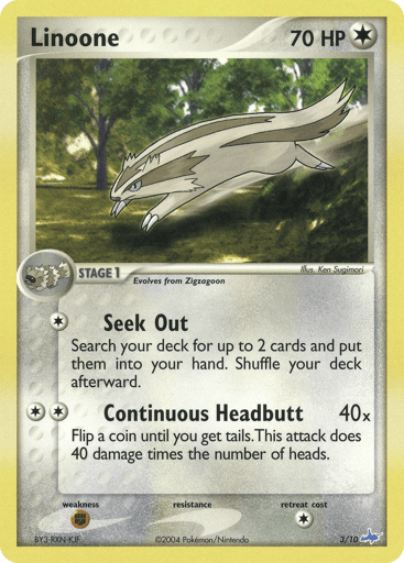 Linoone — EX Trainer Kit Latios #3