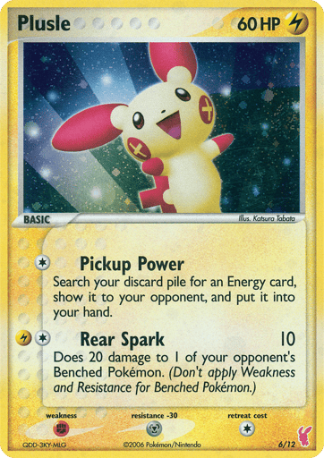 Plusle — EX Trainer Kit 2 Plusle #6