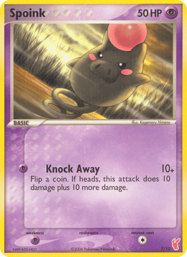 Spoink — EX Trainer Kit 2 Plusle #7