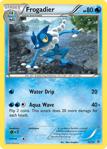 Frogadier — Kalos Starter Set #13