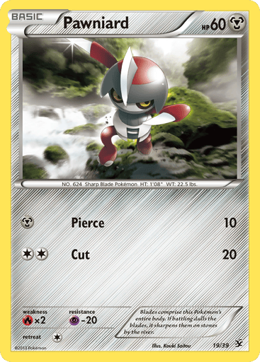 Pawniard — Kalos Starter Set #19