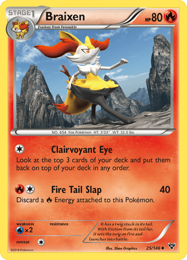 Braixen — XY #25