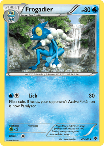Frogadier — XY #40