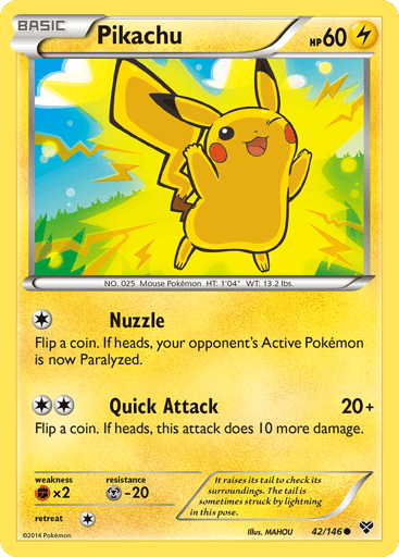 Pikachu — XY #42